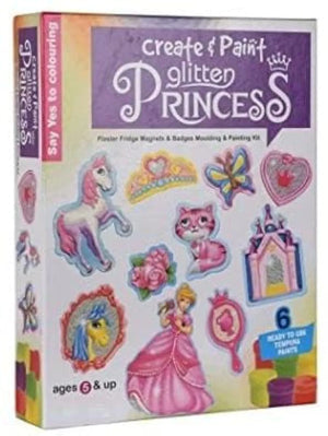 MGC RATNA'S Create N Paint Glitter Princess Create and Paint Glitter Princess