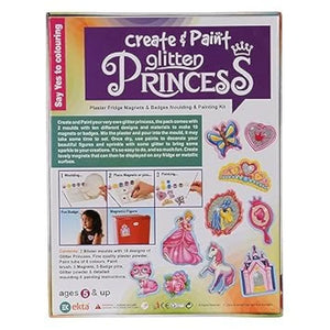 MGC RATNA'S Create N Paint Glitter Princess Create and Paint Glitter Princess