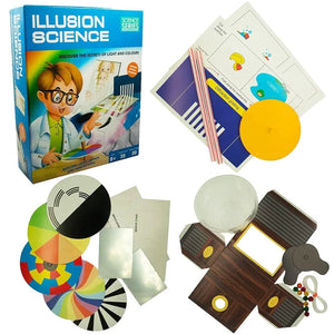 BKDT Marketing Educational Related Illusion Science kit Discover The Secrets of Light and Colours- Multi Color- 8+ Years, Birthday Gift for Boys & Girls - 35 Experiments- Raksha Bandhan Gifts