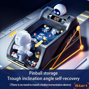 2025 Educational Tabletop Adventure Toy Target Scoring Sound and Light Space Exploration Shooting Platform Pinball Shooting Game