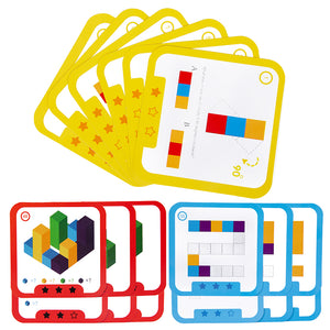 Stock Wooden Colored Early Education Montessori Kids Creative Puzzle Toy Building Blocks