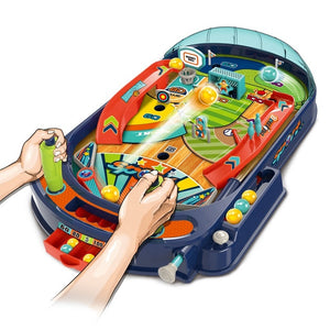 Samtoy Classic Educational Plastic Interactive Mini Shooting Table Game Finger Exercise Space Pinball Machine Game for Kids