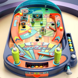 Samtoy Classic Educational Plastic Interactive Mini Shooting Table Game Finger Exercise Space Pinball Machine Game for Kids