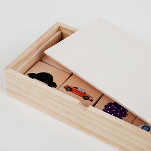 2025 Educational Toy Set for 2-7 Years Old Early Childhood Wooden Box Shadow Matching Shape Toy