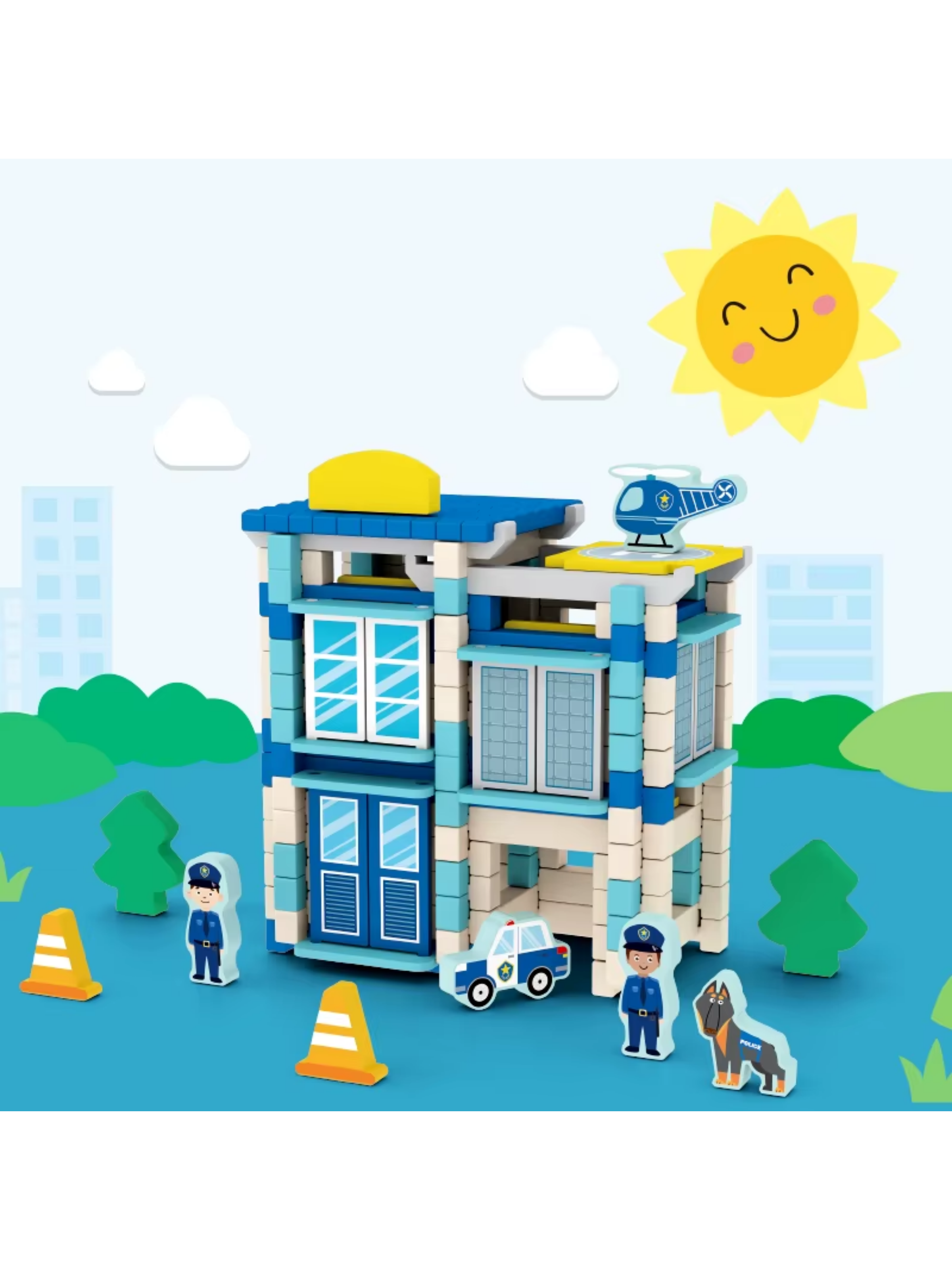Build-a-Police Station Kit