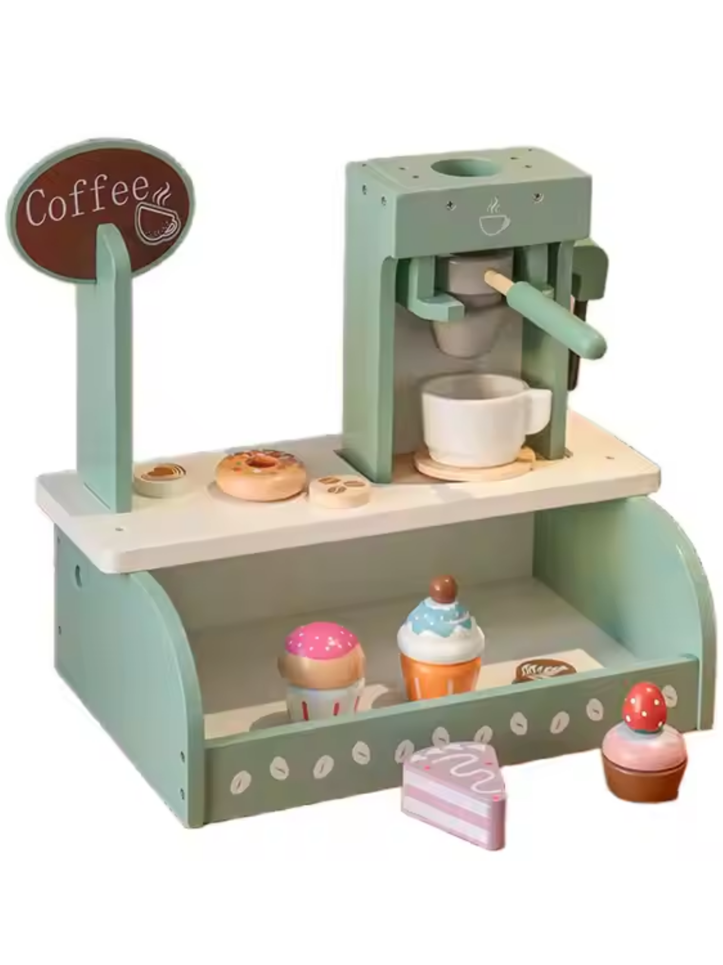 Wooden Coffee Machine