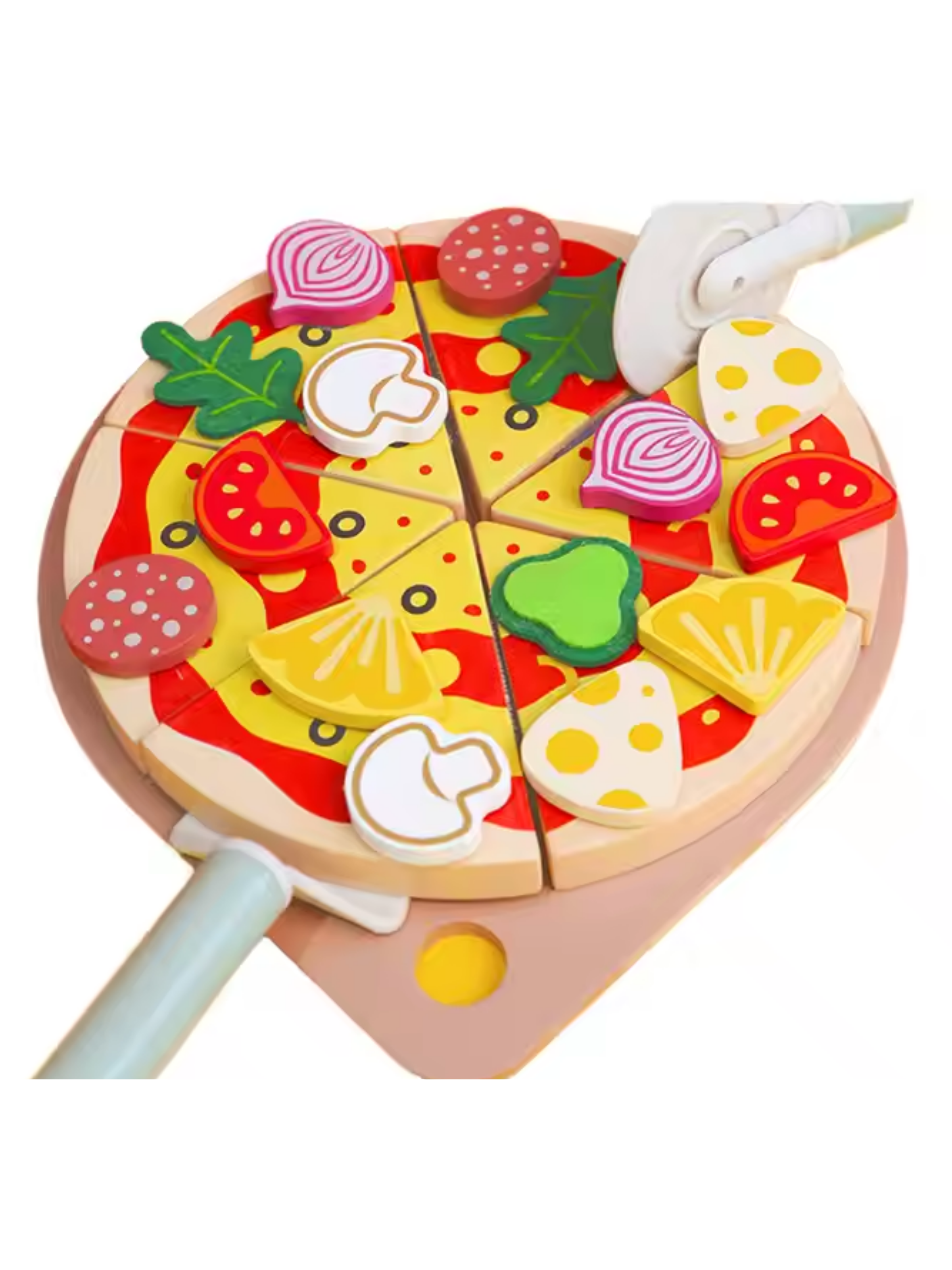 Wooden Pizza Play Party Set
