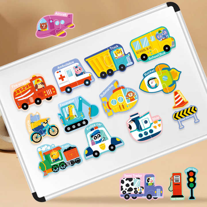 CE CPC EN71 Wholesale Hot Selling Education Magnetic Puzzle Durable Toys for Children's Playing Gifts