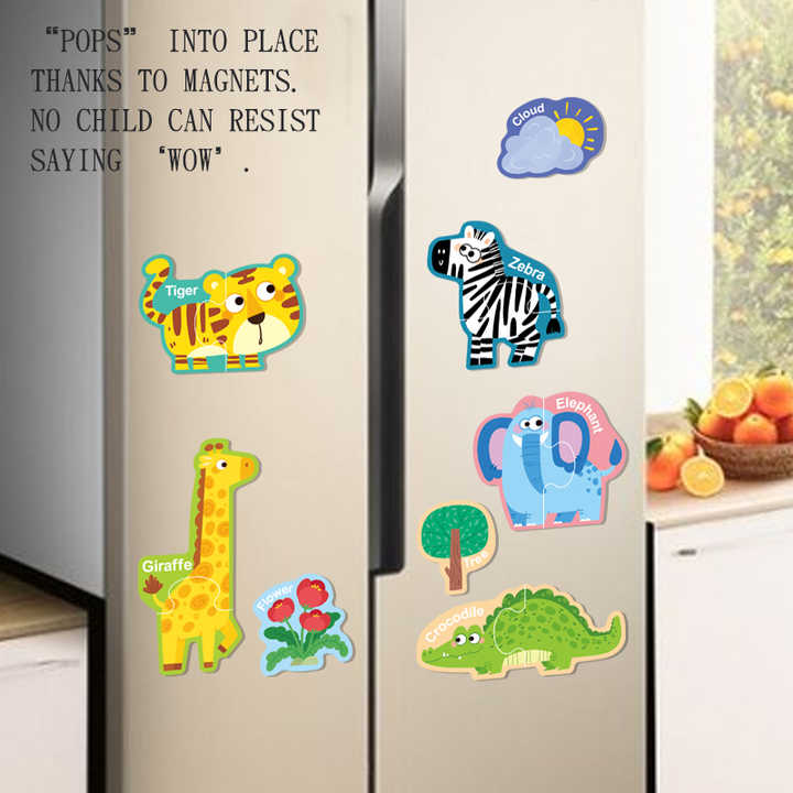 CE CPC EN71 Hot Selling Education Magnetic Puzzle Colorful Toys for 2-7 Years