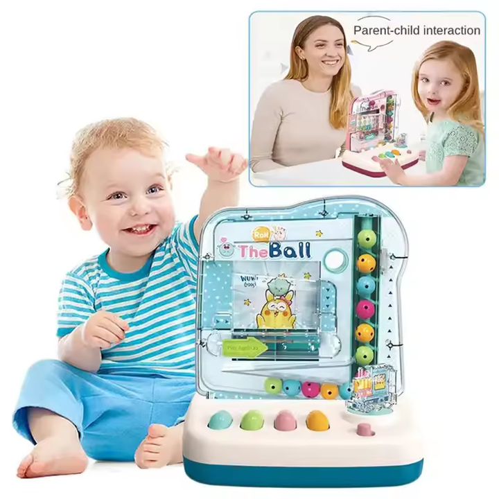 Interactive Automatic Manual Operation Rolling the Ball Machine Montessori Toy Matching Puzzle Board Game Developmental Toys
