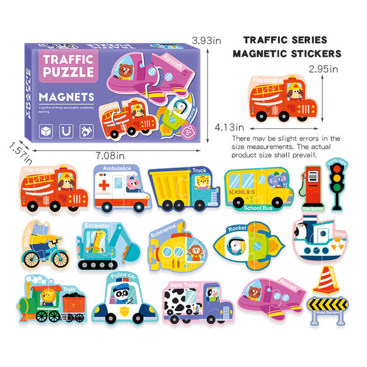 CE CPC EN71 Wholesale Hot Selling Education Magnetic Puzzle Durable Toys for Children's Playing Gifts